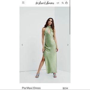 For Love & Lemons Pia maxi dress